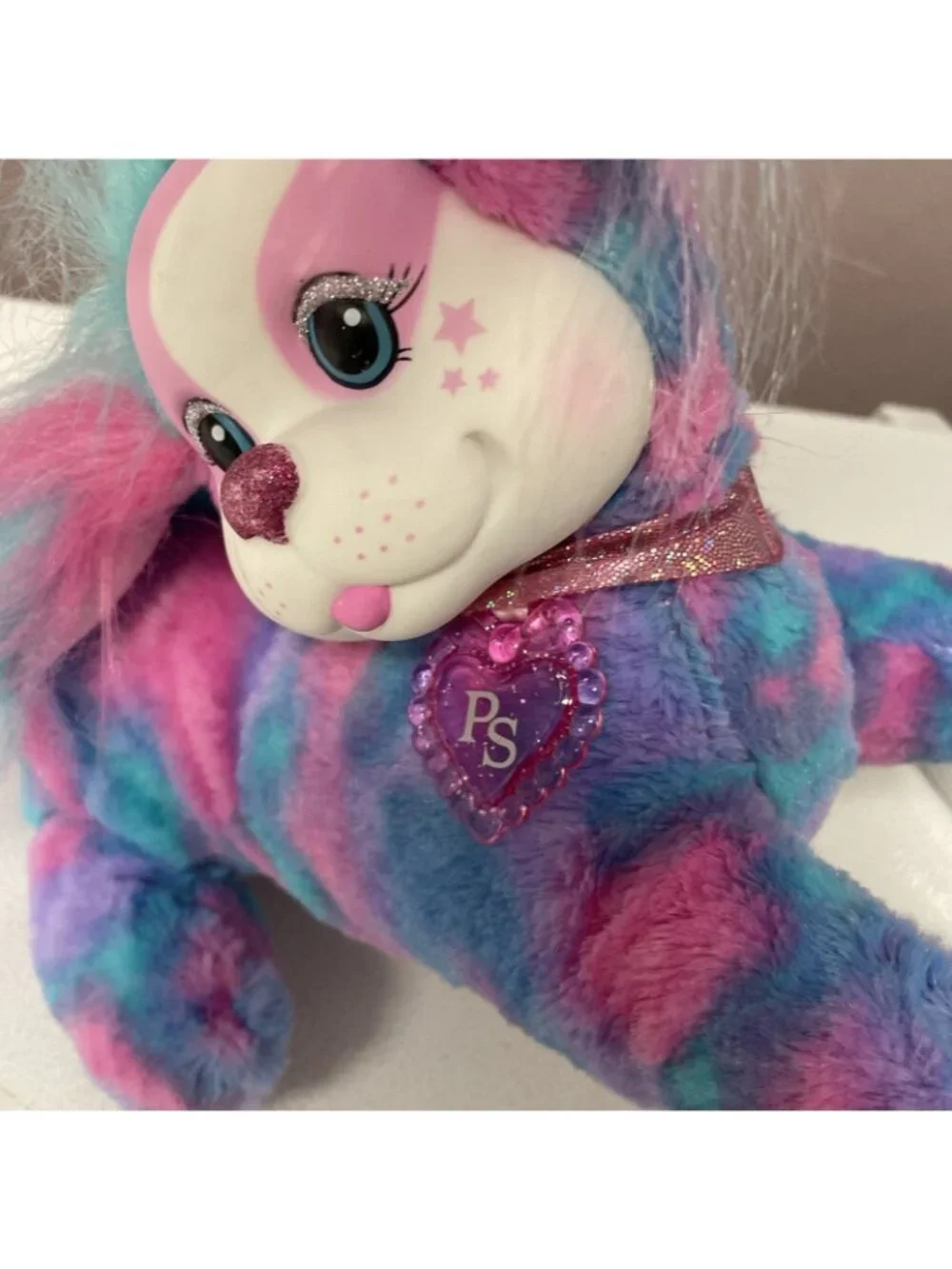 2017 PS Puppy Surprise Eliza Plush Dog Plastic Face 4 Puppies One Is a Preemie